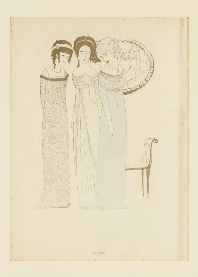 Paul Iribe Elegant Figures No5 - Poszter