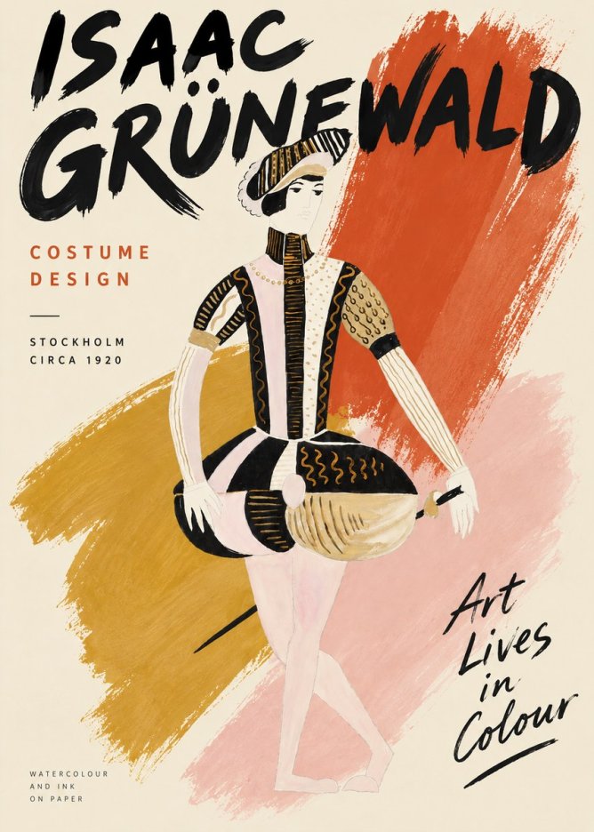 Isaac Grünewald Costume Study VI No3 - Poszter