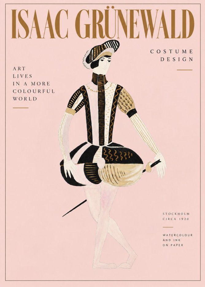 Isaac Grünewald Costume Study VI No6 - Poszter