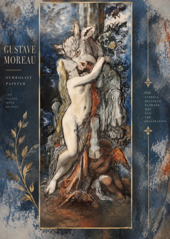 Gustave Moreau Europe and the Bull No6 - Poszter