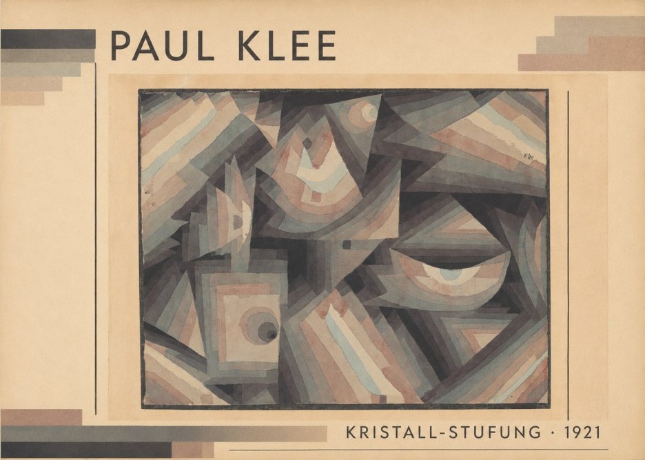 Paul Klee Kristall-stufung II No1 - Poszter