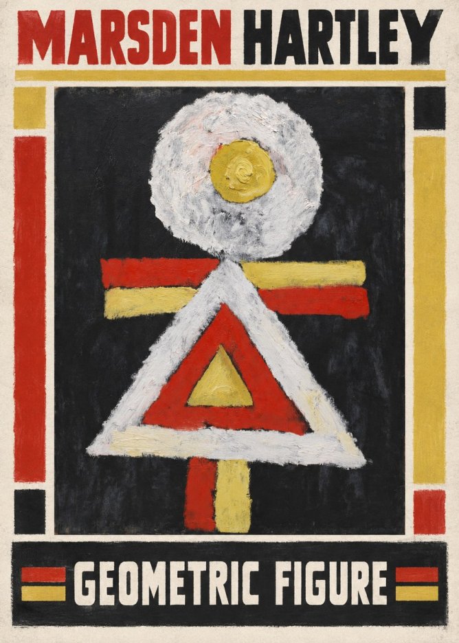 Marsden Hartley Geometric Figure No2 - Poszter