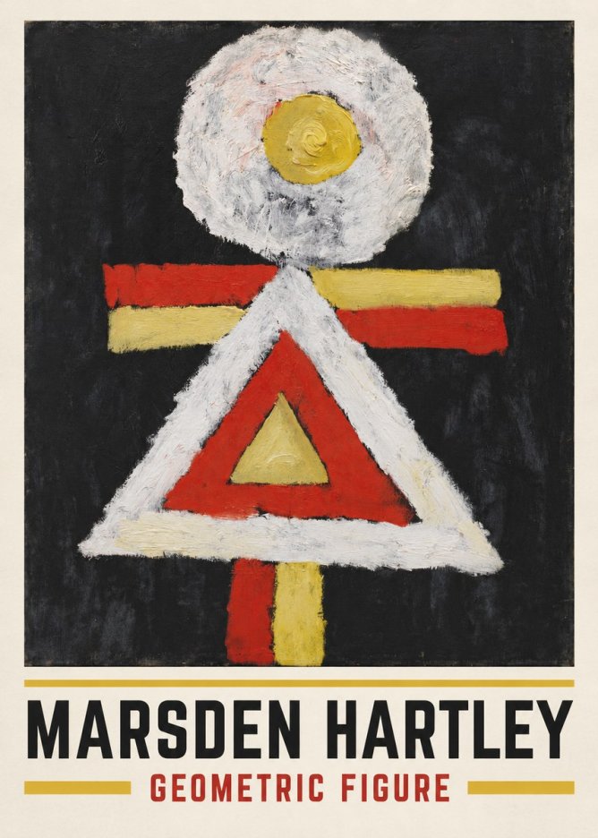 Marsden Hartley Geometric Figure No3 - Poszter