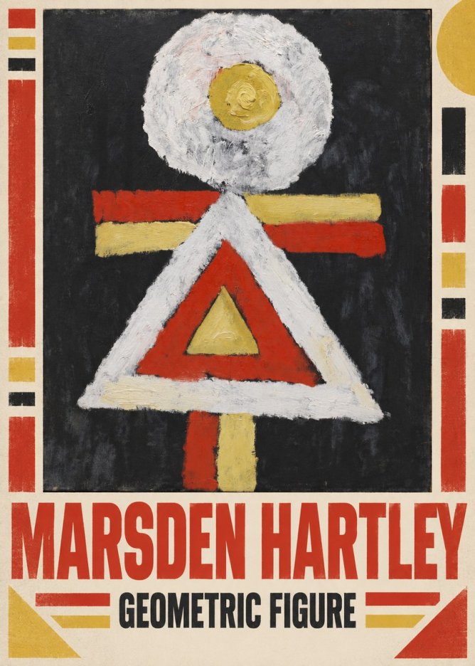 Marsden Hartley Geometric Figure No5 - Poszter