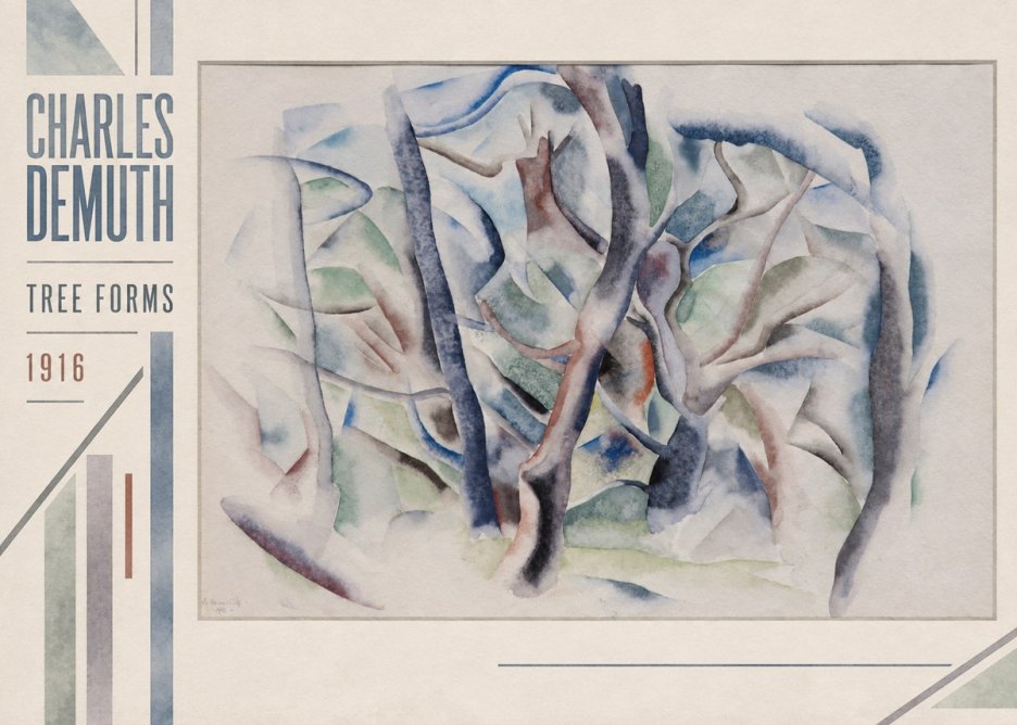 Charles Demuth Tree Forms No2 - Poszter