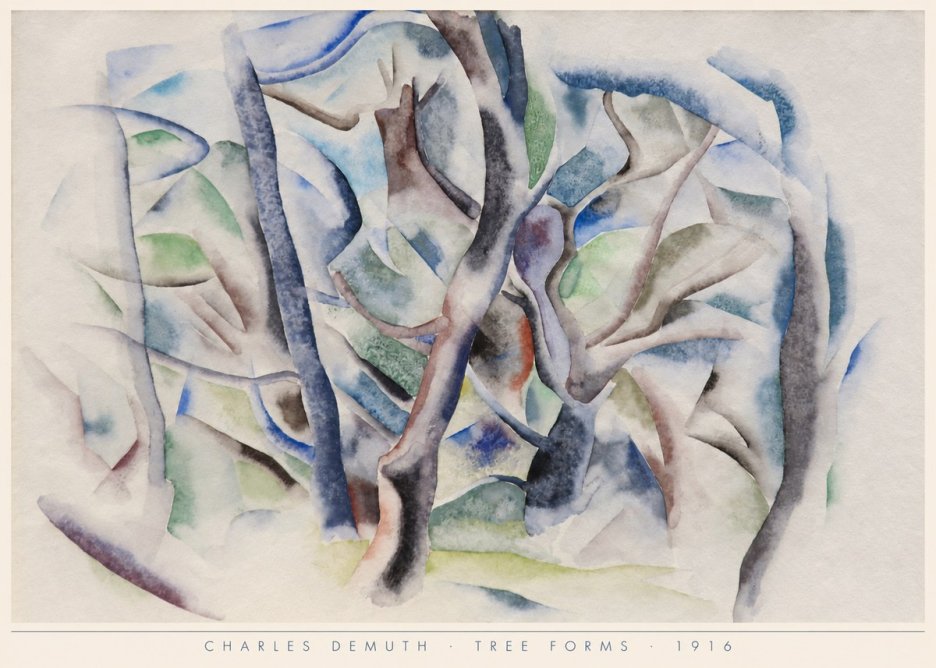 Charles Demuth Tree Forms No6 - Poszter