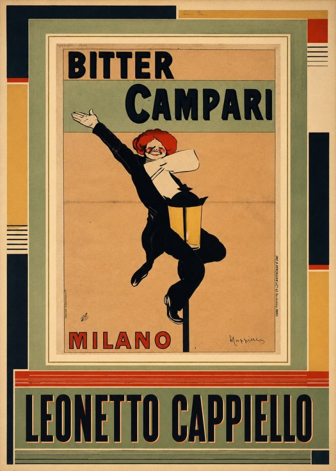 Leonetto Cappiello Bitter Campari II No3 - Poszter