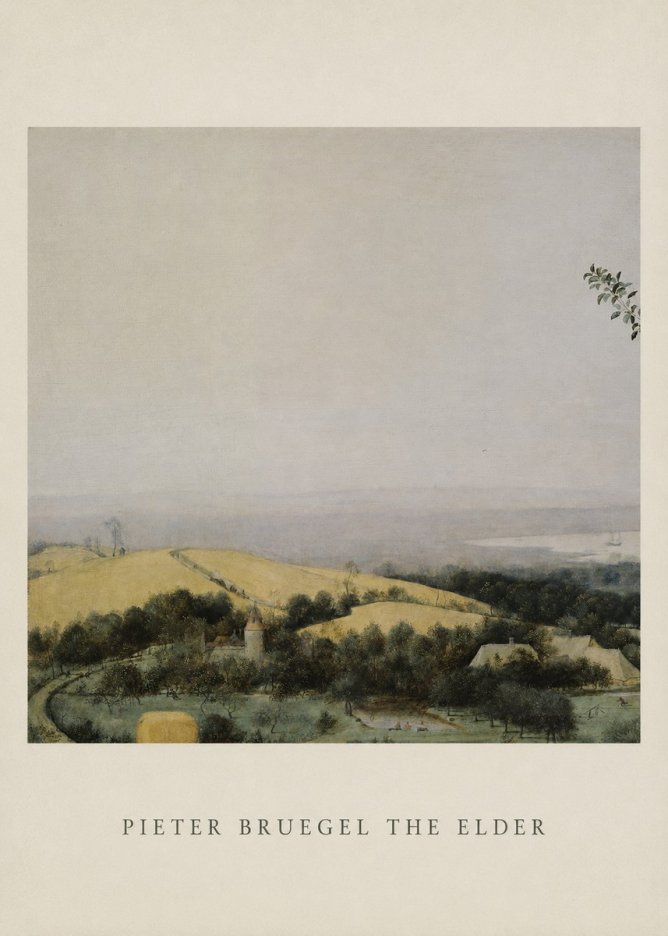 Pieter Bruegel The Harvesters VI No4 - Poszter