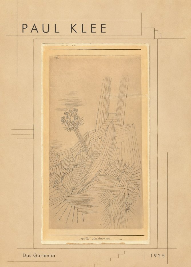 Paul Klee Das Gartentor I No1 - Poszter