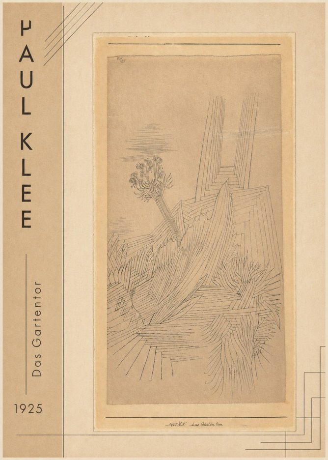 Paul Klee Das Gartentor I No2 - Poszter