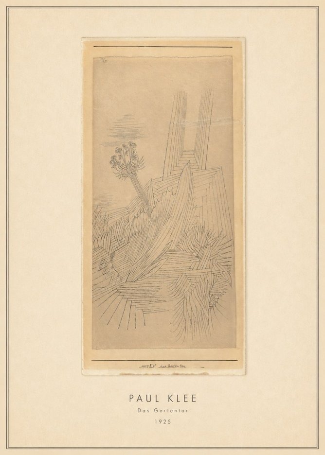 Paul Klee Das Gartentor I No3 - Poszter