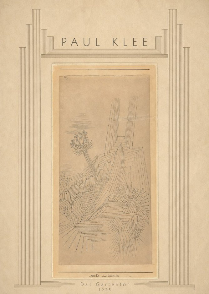Paul Klee Das Gartentor I No6 - Poszter