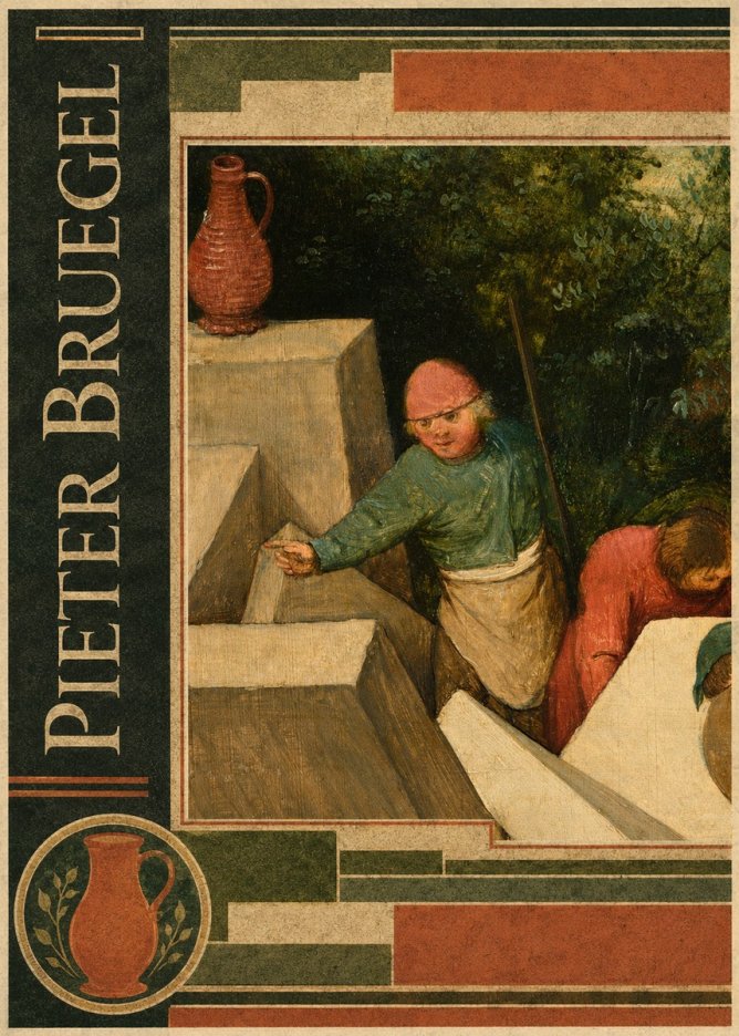 Pieter Bruegel The Tower of Babel XIX No6 - Poszter