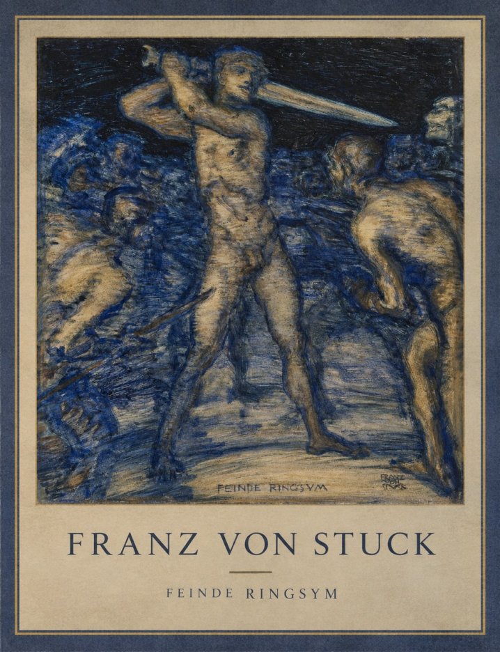 Franz von Stuck Feinde Ringsym No1 - Poszter