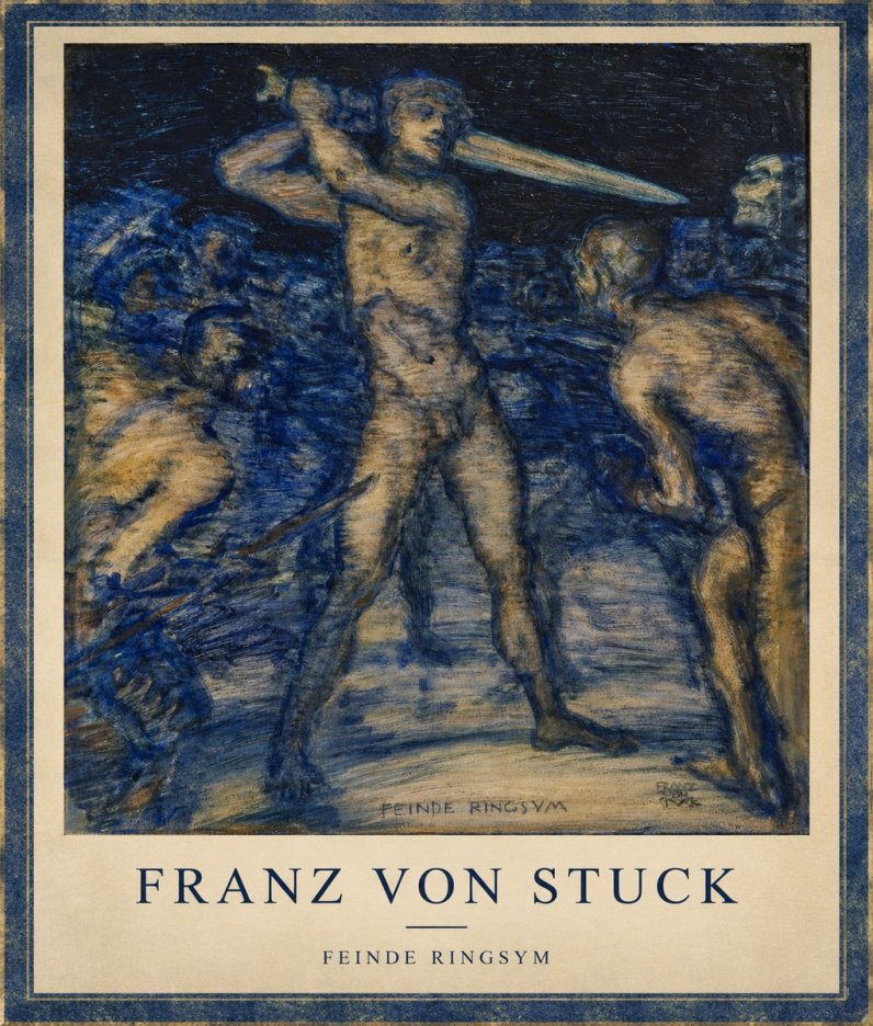 Franz von Stuck Feinde Ringsym No2 - Poszter