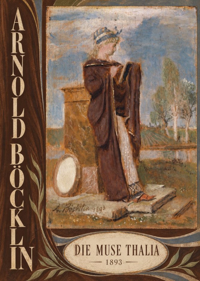 Arnold Böcklin Die Muse Thalia I No6 - Poszter