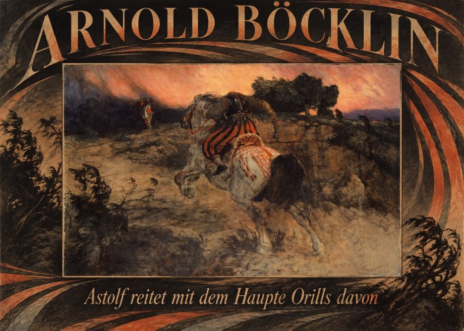 Arnold Böcklin Astolf Reitet Mit Dem Haupte Orills Davon No5 - Poszter