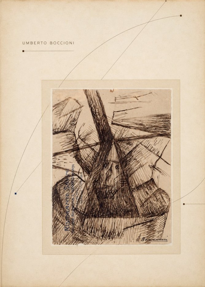 Umberto Boccioni Umberto Boccioni II No5 - Poszter