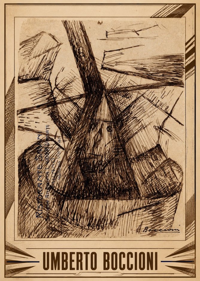 Umberto Boccioni Umberto Boccioni II No6 - Poszter