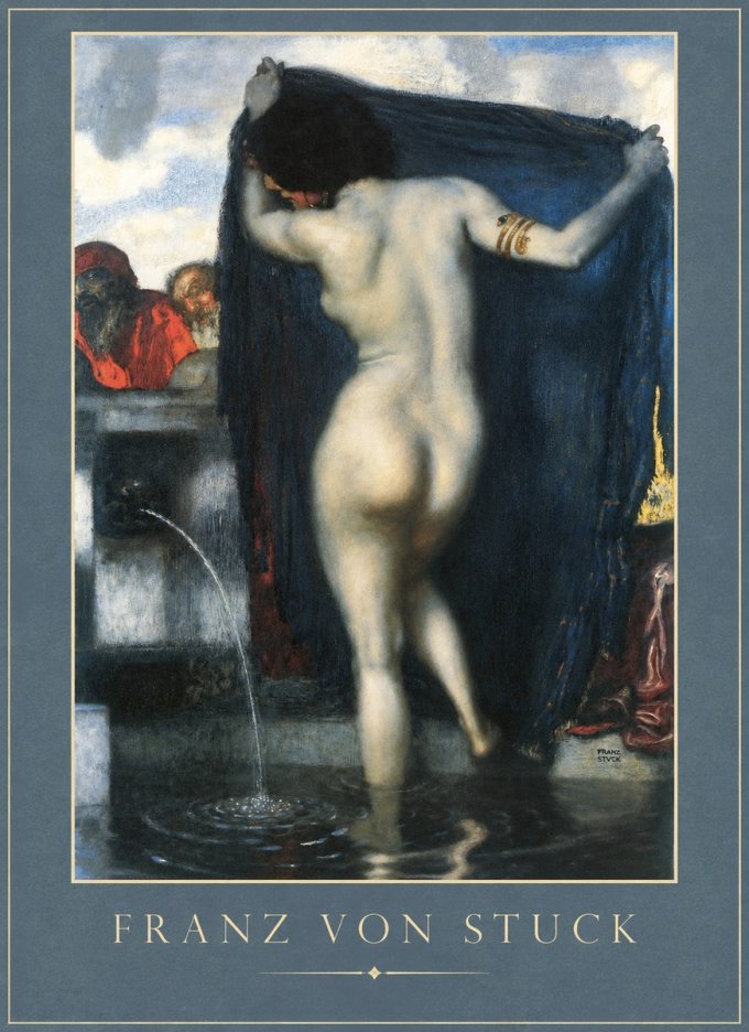 Franz von Stuck Susanna and the Elders No1 - Poszter