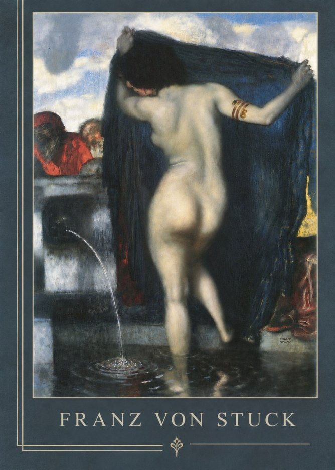 Franz von Stuck Susanna and the Elders No6 - Poszter