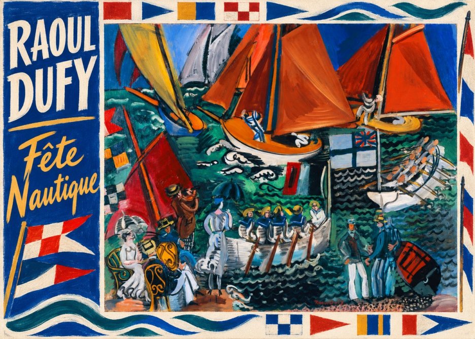 Raoul Dufy Fête Nautique No5 - Poszter