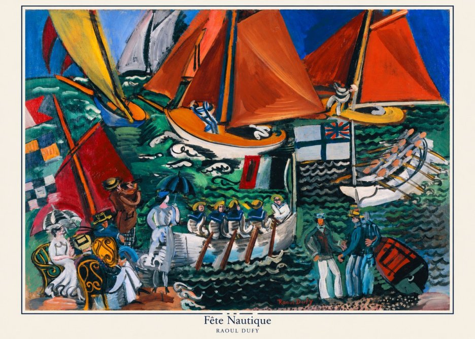 Raoul Dufy Fête Nautique No6 - Poszter