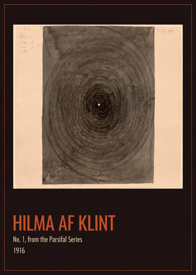 Hilma af Klint No. 1, from the Parsifal Series No1 - Poszter