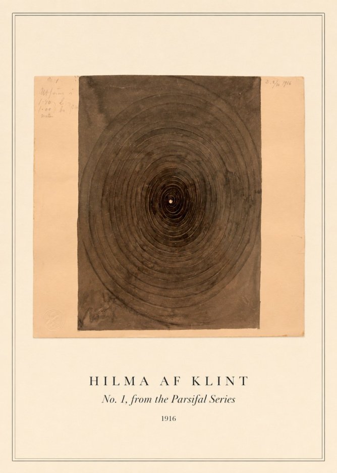 Hilma af Klint No. 1, from the Parsifal Series No3 - Poszter
