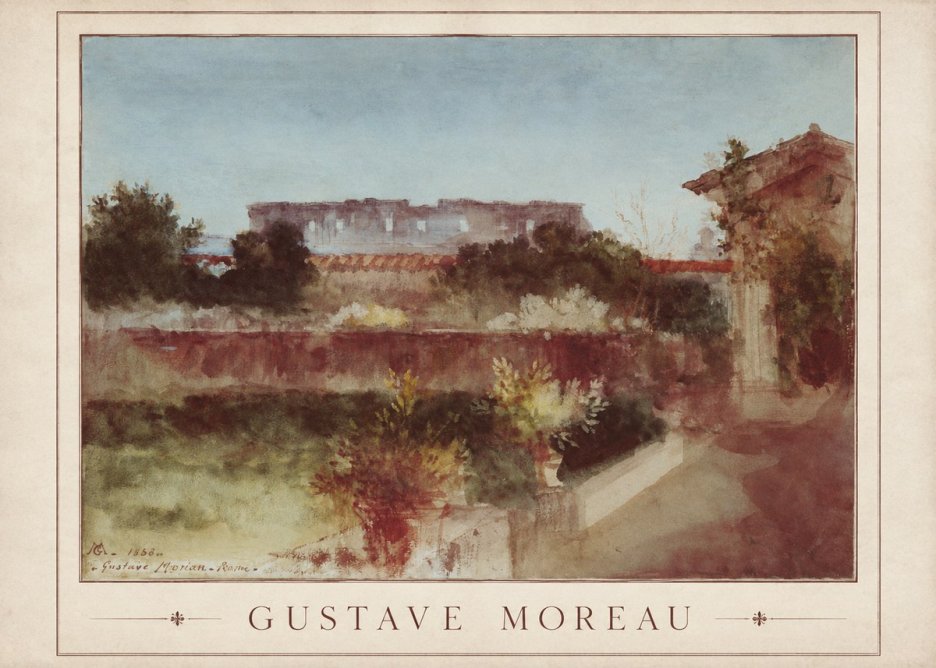 Gustave Moreau Rome No1 - Poszter