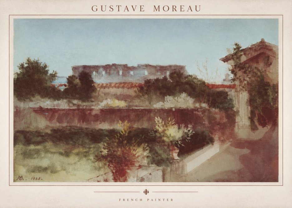 Gustave Moreau Rome No3 - Poszter