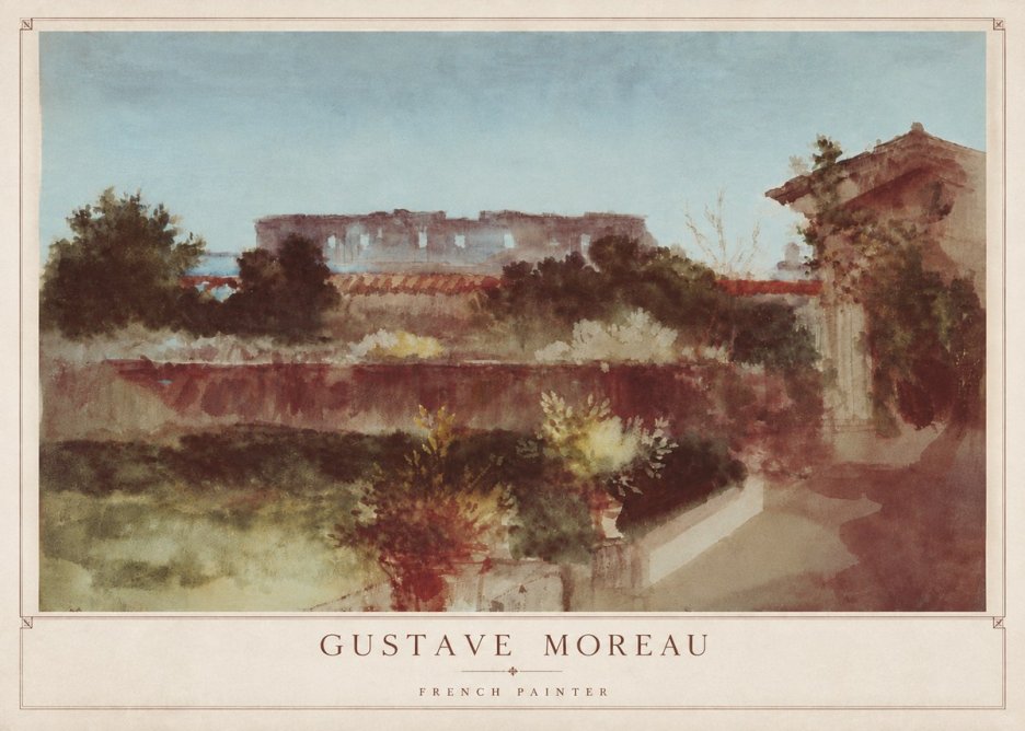 Gustave Moreau Rome No4 - Poszter