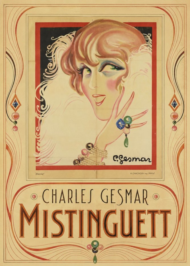 Charles Gesmar Mistinguett No3 - Poszter