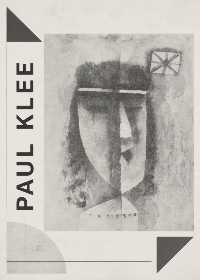 Paul Klee Head of a Man No2 - Poszter