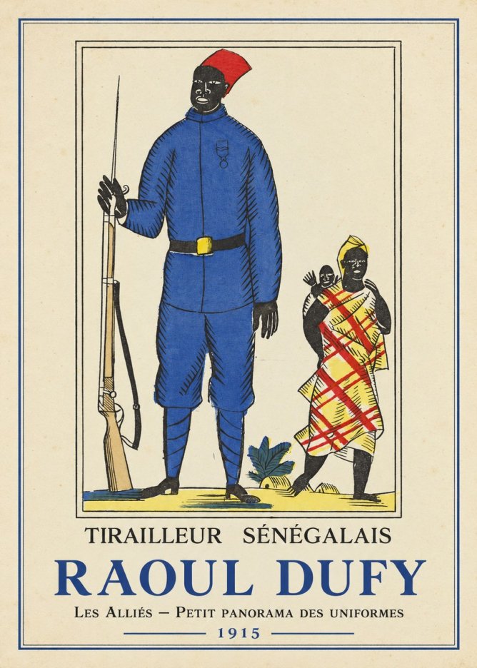 Raoul Dufy Tirailleur Sénégalais No4 - Poszter