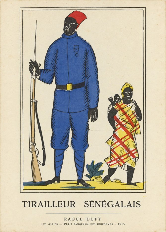 Raoul Dufy Tirailleur Sénégalais No6 - Poszter