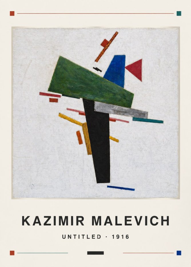 Kazimir Malevich Suprematist Composition II No4 - Poszter