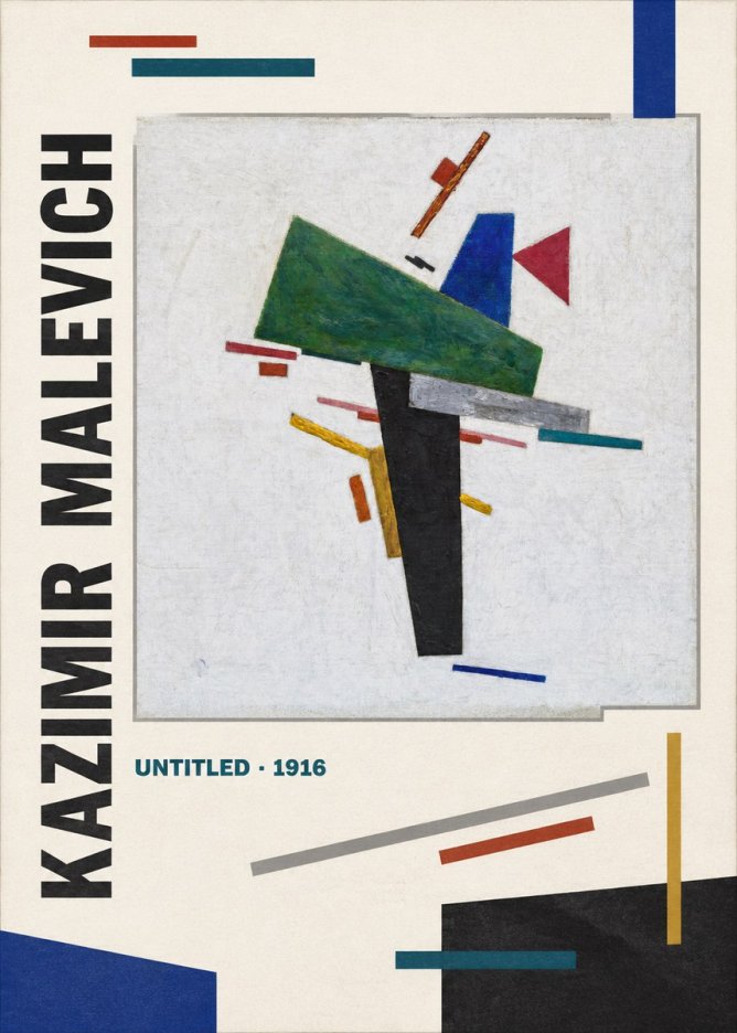 Kazimir Malevich Suprematist Composition II No5 - Poszter
