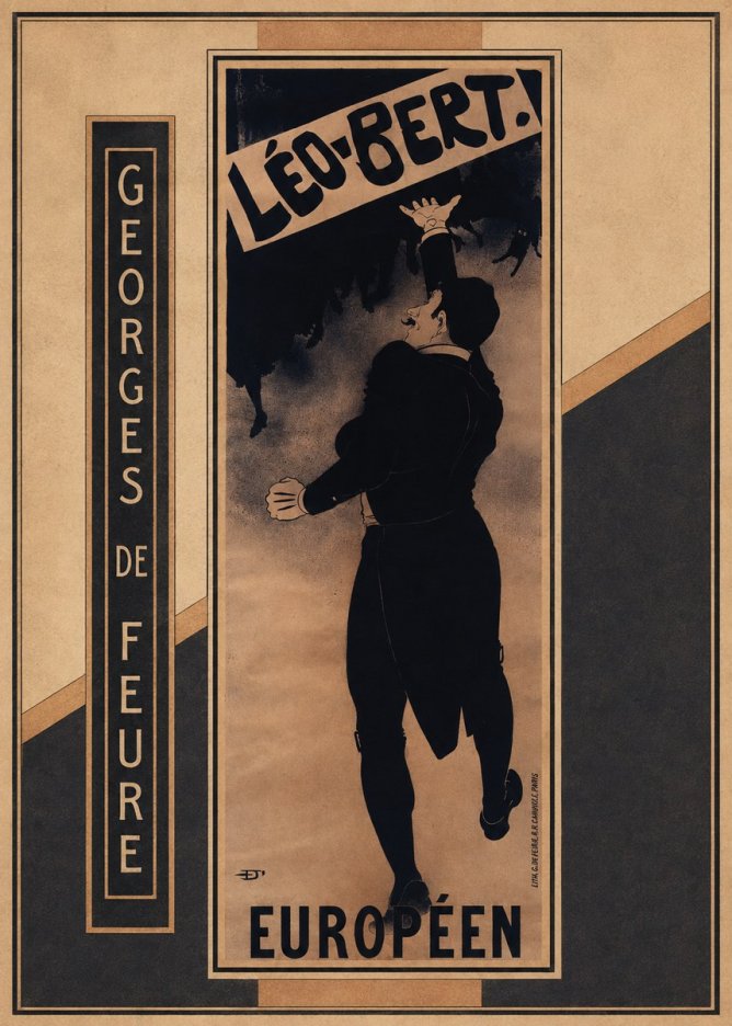 Georges de Feure Léo-bert. Européen No2 - Poszter