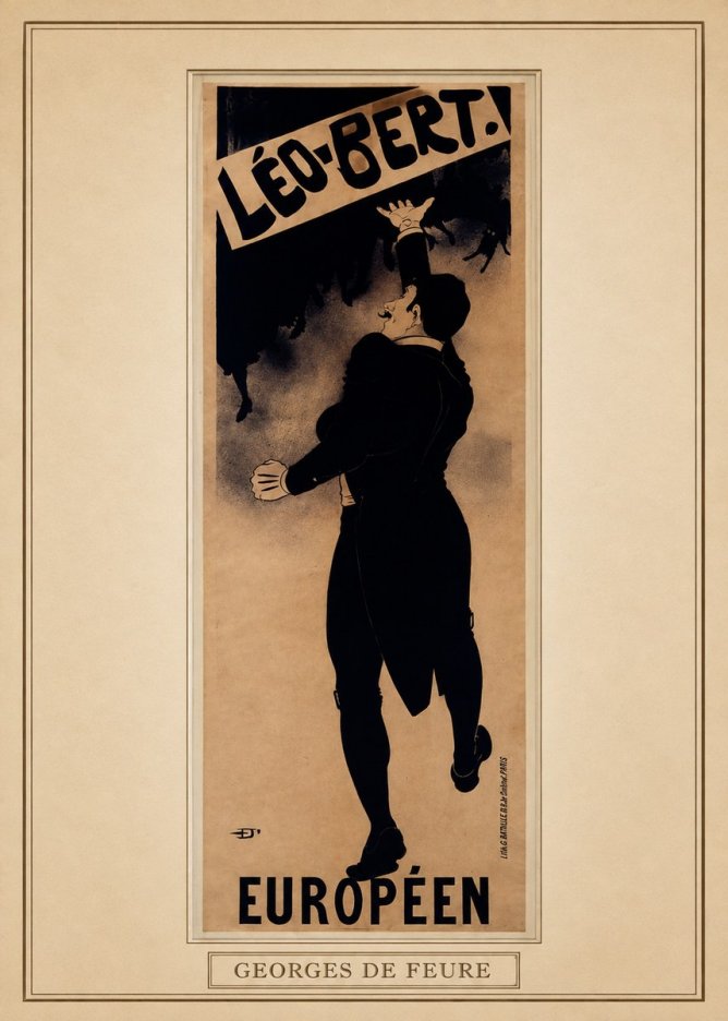 Georges de Feure Léo-bert. Européen No4 - Poszter