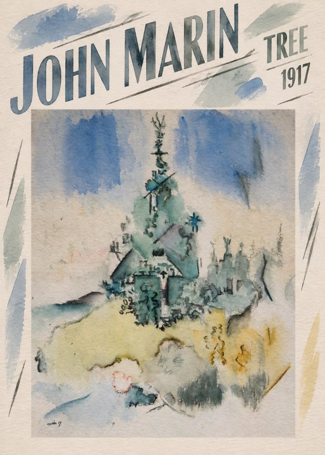John Marin Tree No4 - Poszter