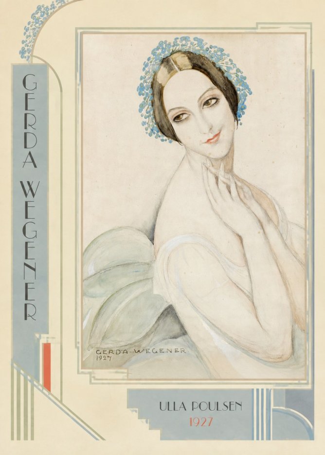 Gerda Wegener Ulla Poulsen No2 - Poszter