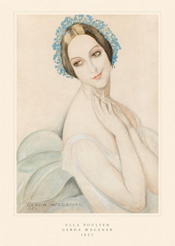 Gerda Wegener Ulla Poulsen No6 - Poszter