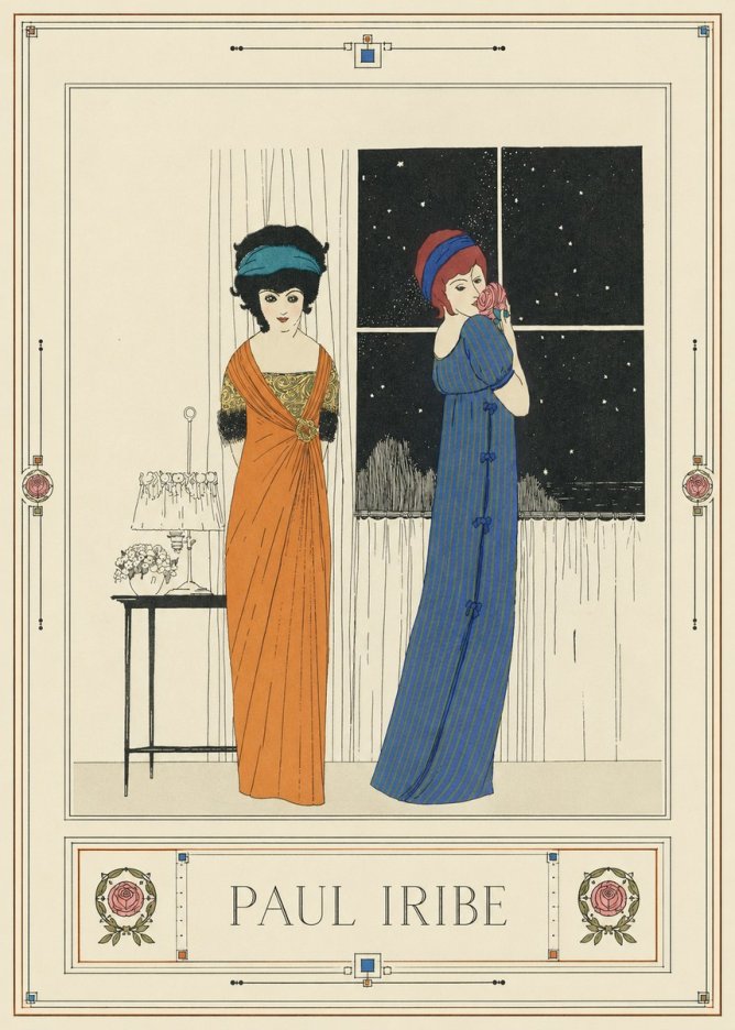 Paul Iribe Evening Elegance No1 - Poszter
