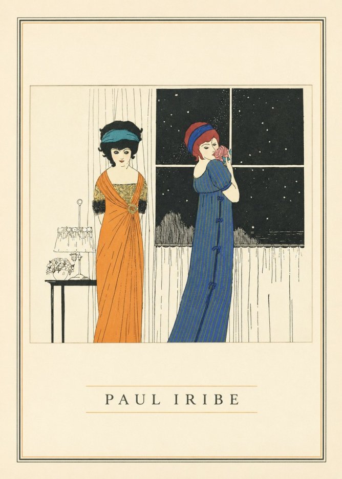 Paul Iribe Evening Elegance No5 - Poszter