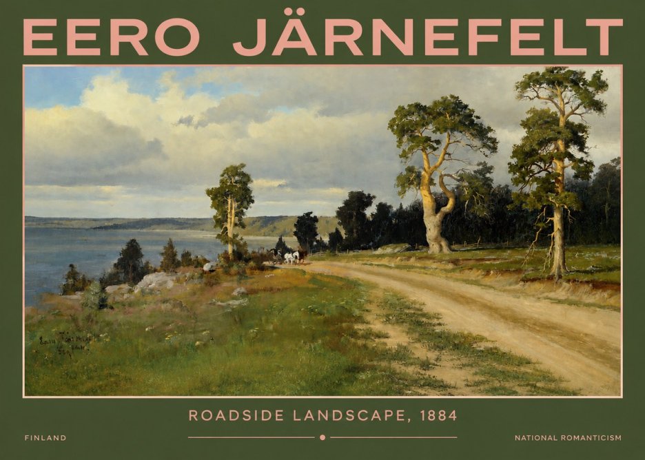 Eero Järnefelt Roadside Landscape, 1884 No2 - Poszter