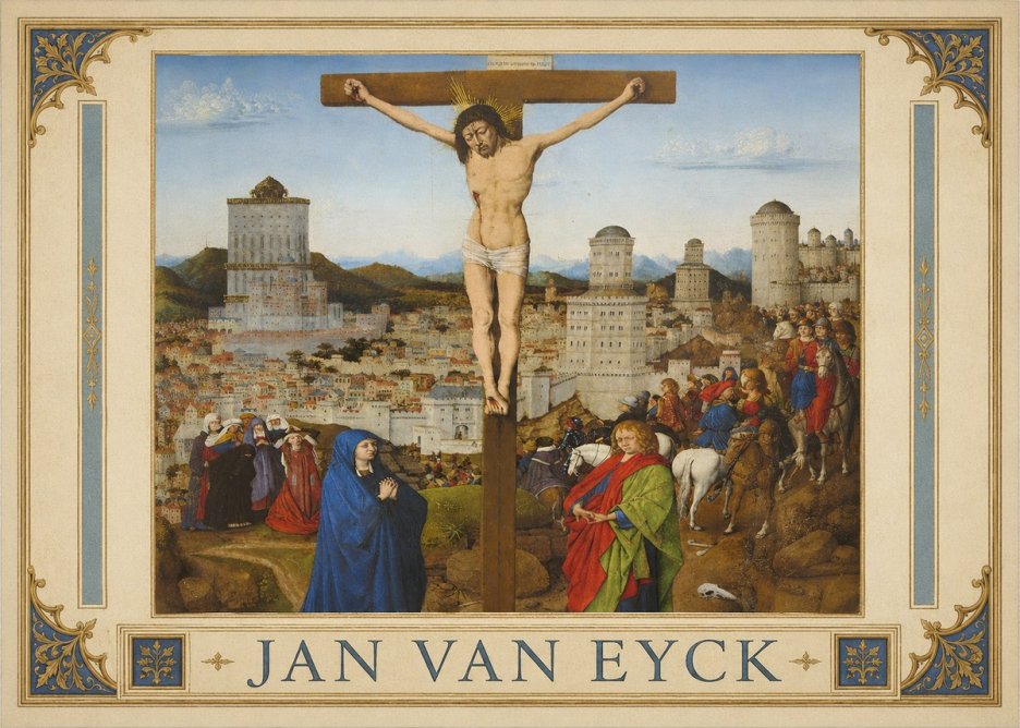 Jan van Eyck The Crucifixion No1 - Poszter