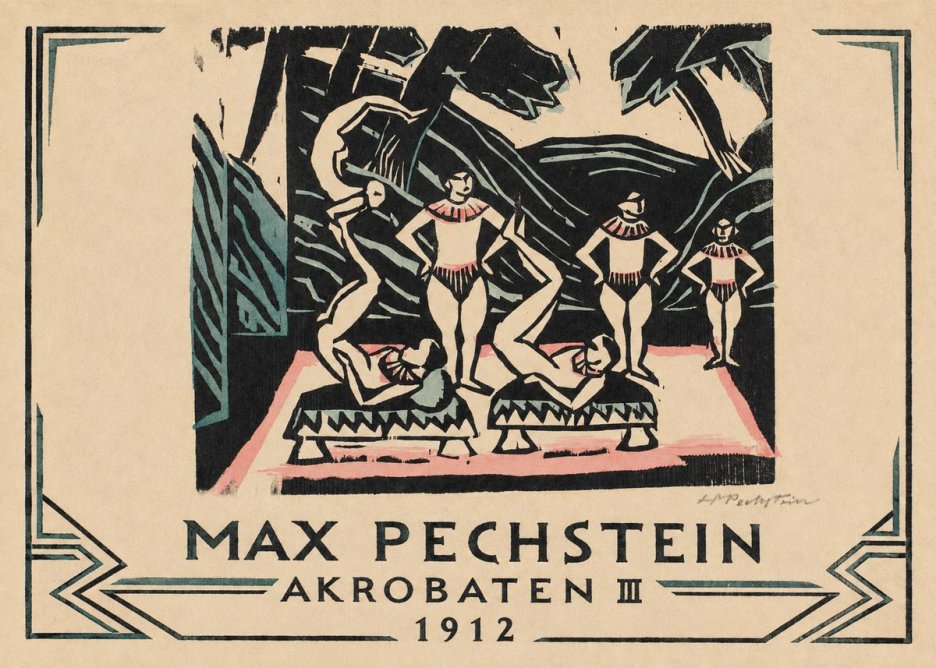 Max Pechstein Akrobaten Iii No3 - Poszter
