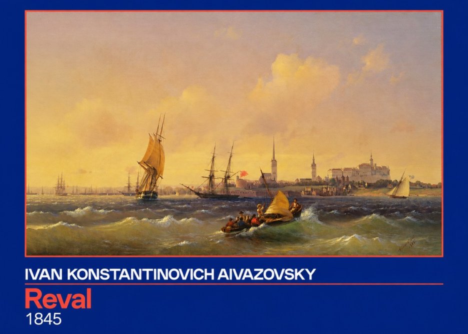 Ivan Konstantinovich Aivazovsky Reval No2 - Poszter