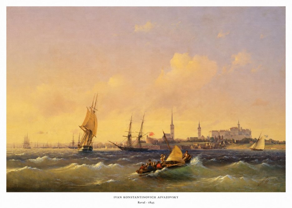 Ivan Konstantinovich Aivazovsky Reval No6 - Poszter